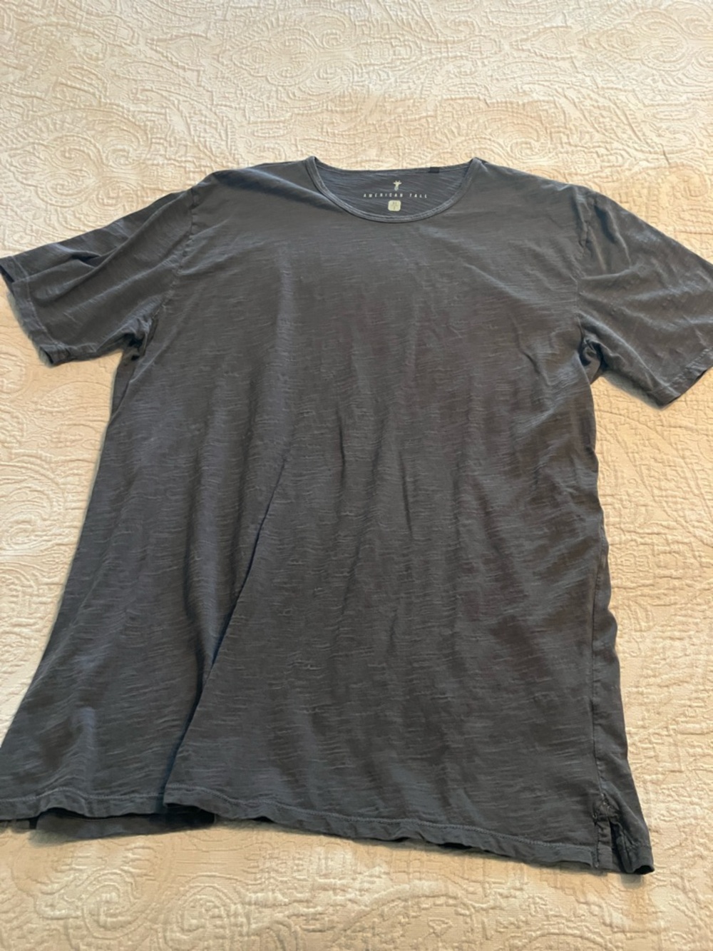 Classic Crew Short Sleeve Tee in Charcoal by American Eagle